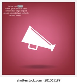 loudspeaker icon . Vector Eps 10