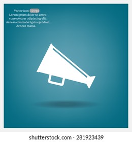 loudspeaker icon . Vector Eps 10