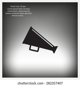 loudspeaker icon . Vector Eps 10