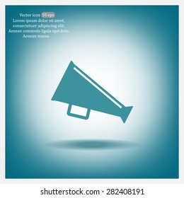 loudspeaker icon . Vector Eps 10