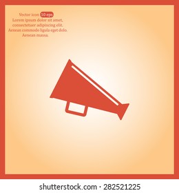 loudspeaker icon . Vector Eps 10
