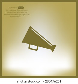 loudspeaker icon . Vector Eps 10