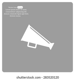 loudspeaker icon . Vector Eps 10