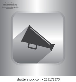 loudspeaker icon . Vector Eps 10