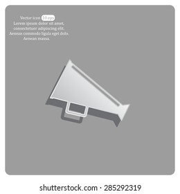 loudspeaker icon . Vector Eps 10