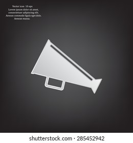 loudspeaker icon . Vector Eps 10