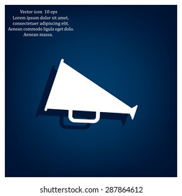 loudspeaker icon . Vector Eps 10