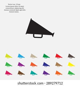 loudspeaker icon . Vector Eps 10