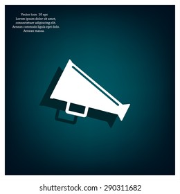 loudspeaker icon . Vector Eps 10