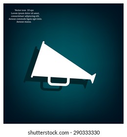 loudspeaker icon . Vector Eps 10
