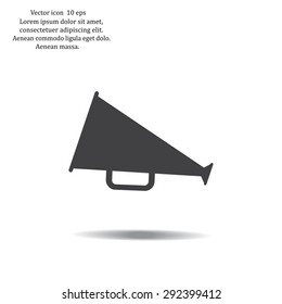 loudspeaker icon . Vector Eps 10