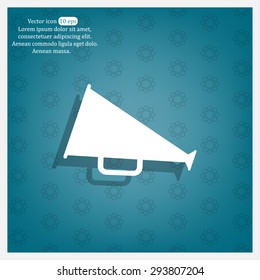 loudspeaker icon . Vector Eps 10