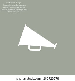 loudspeaker icon . Vector Eps 10