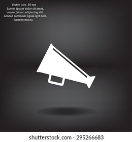 loudspeaker icon . Vector Eps 10