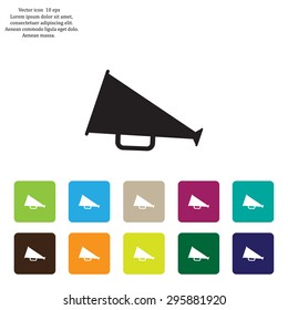 loudspeaker icon . Vector Eps 10