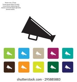 loudspeaker icon . Vector Eps 10