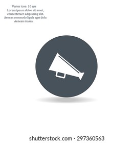loudspeaker icon . Vector Eps 10