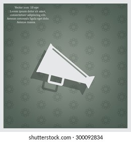 loudspeaker icon . Vector Eps 10