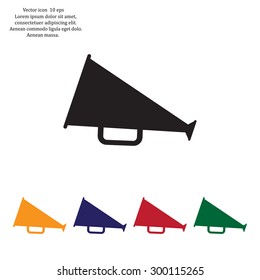 loudspeaker icon . Vector Eps 10
