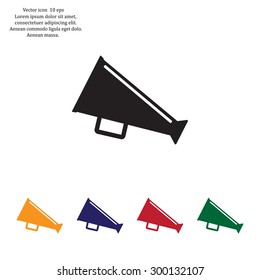 loudspeaker icon . Vector Eps 10