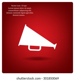 loudspeaker icon . Vector Eps 10