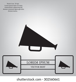 loudspeaker icon . Vector Eps 10