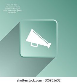 loudspeaker icon . Vector Eps 10