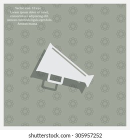 loudspeaker icon . Vector Eps 10