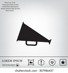 loudspeaker icon . Vector Eps 10