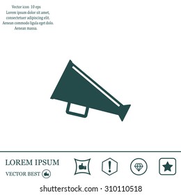 loudspeaker icon . Vector Eps 10