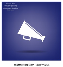 loudspeaker icon . Vector Eps 10