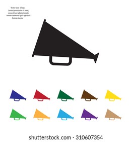 loudspeaker icon . Vector Eps 10