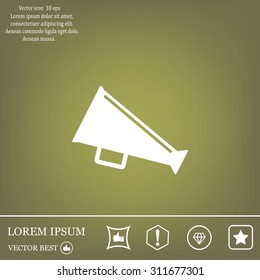 loudspeaker icon . Vector Eps 10