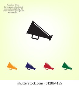 loudspeaker icon . Vector Eps 10