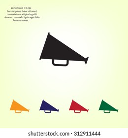 loudspeaker icon . Vector Eps 10
