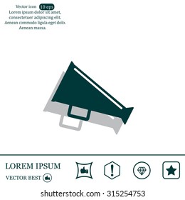 loudspeaker icon . Vector Eps 10