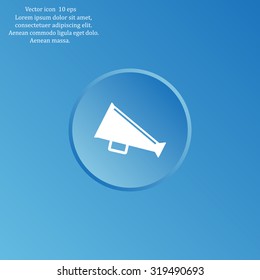 loudspeaker icon . Vector Eps 10