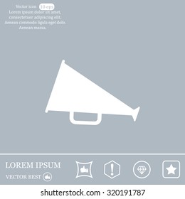 loudspeaker icon . Vector Eps 10