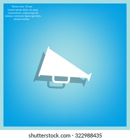 loudspeaker icon . Vector Eps 10