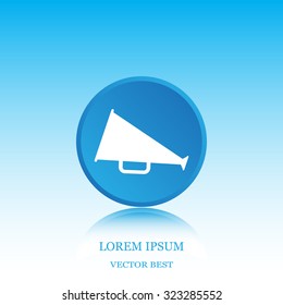 loudspeaker icon . Vector Eps 10
