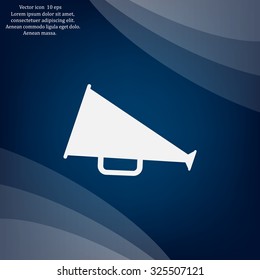 loudspeaker icon . Vector Eps 10