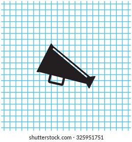loudspeaker icon . Vector Eps 10