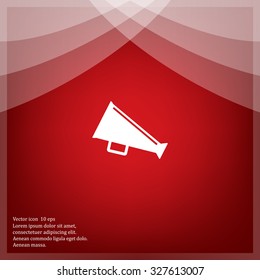 loudspeaker icon . Vector Eps 10