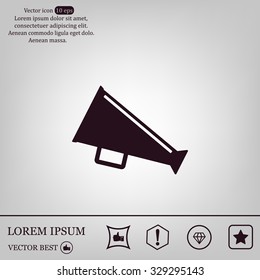 loudspeaker icon . Vector Eps 10