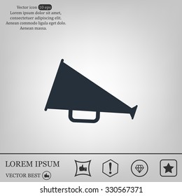 loudspeaker icon . Vector Eps 10