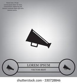 loudspeaker icon . Vector Eps 10