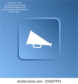 loudspeaker icon . Vector Eps 10