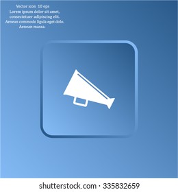 loudspeaker icon . Vector Eps 10