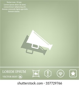 loudspeaker icon . Vector Eps 10