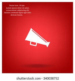 loudspeaker icon . Vector Eps 10